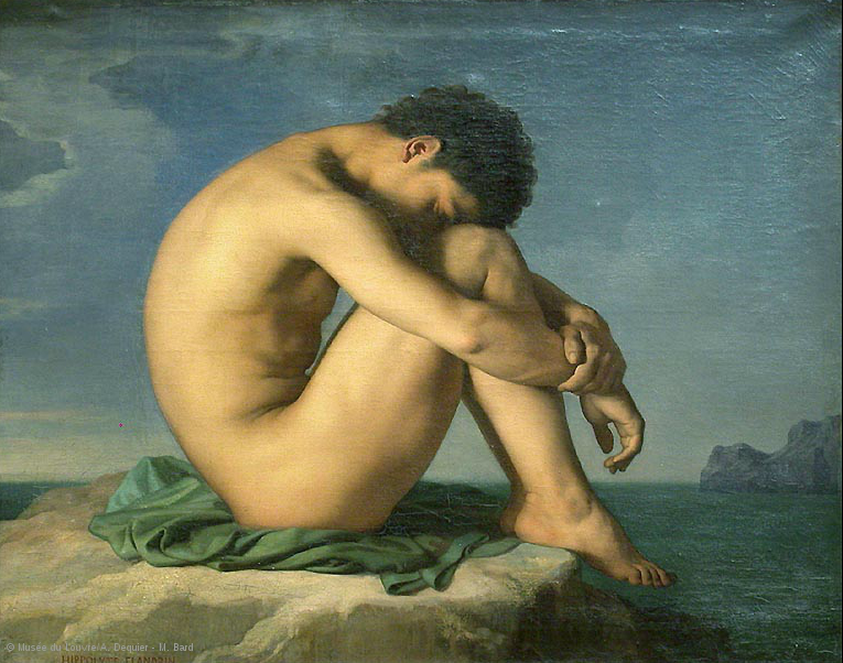 Hippolyte FLANDRIN (Lyon, 1809 - Rome, 1864) This was the painting I wanted to copy at the Lourve.