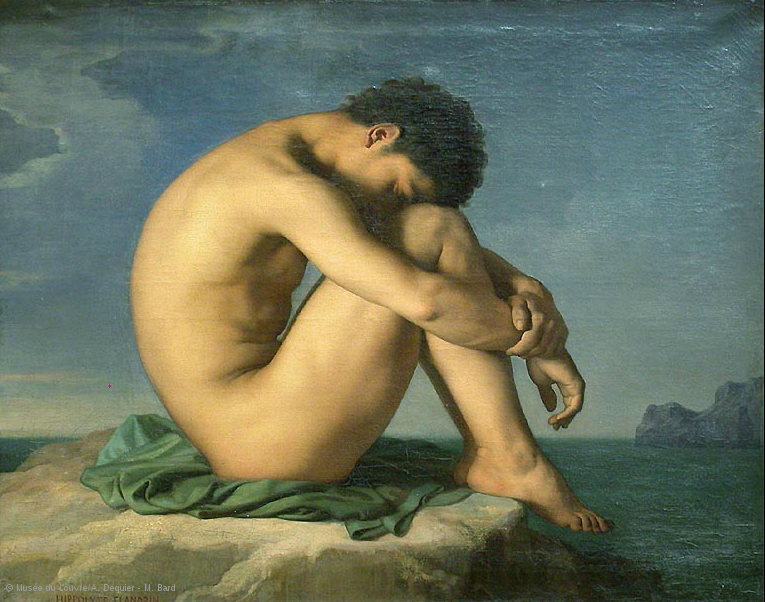 Hippolyte FLANDRIN (Lyon, 1809 - Rome, 1864)  This was the painting I wanted to copy at the Lourve.