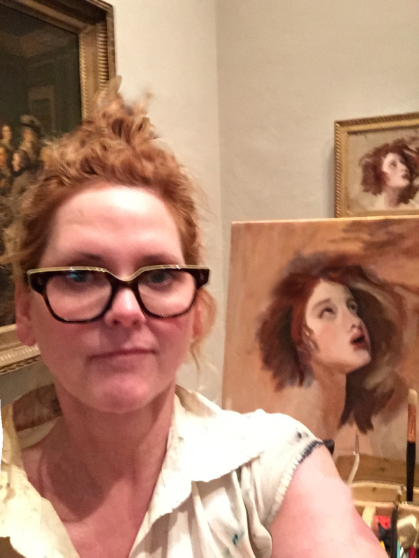 selfie. It's not finished, but a good start.