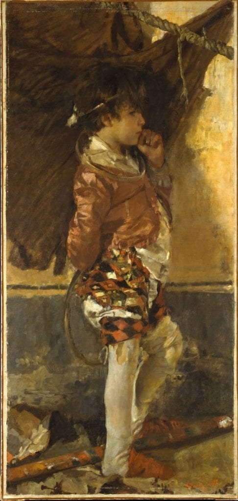 Antonio Mancini 1872 Circus Boy