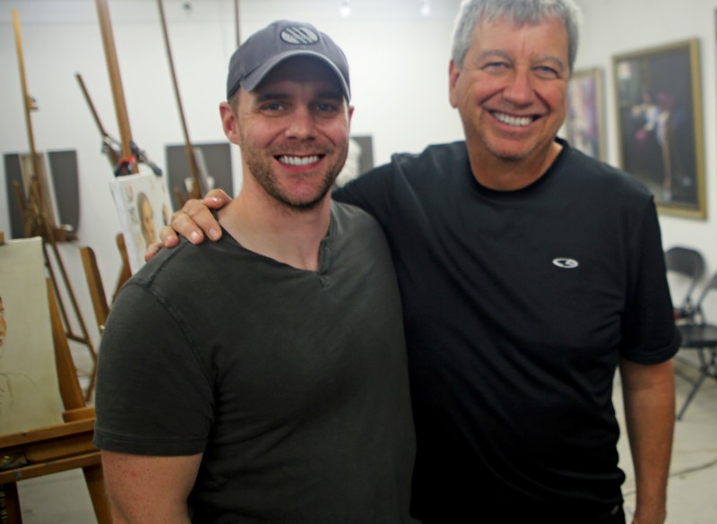 Eric Rhodes stopped in for a visit and to check out Scott's workshop